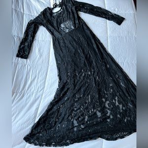 Forever 21 Black Lace Dress